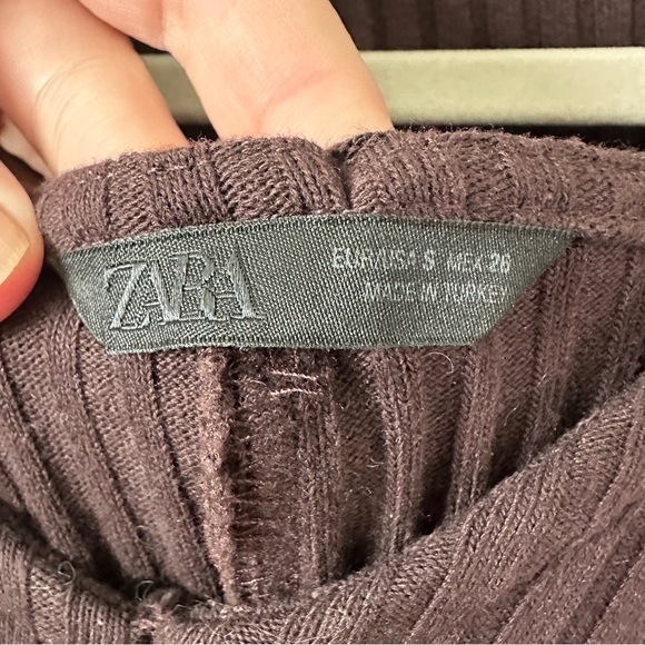 ZARA Cape Poncho Brown Lounge Set SZ S - Picture 2 of 5